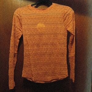 Hayden Los Angeles NWT Women's Lace Long Sleeve Top Size Large